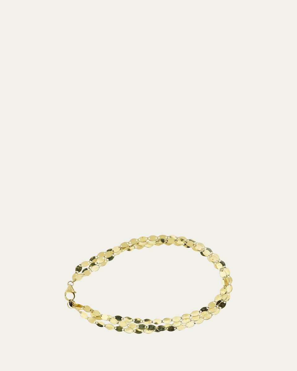 Nude Multi-Strand Chain Bracelet in 14K Gold